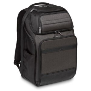 TARGUS TSB913EU CitySmart Professional Laptop Backpack supports upto 15.6″ size – Black/Grey