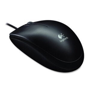 עכבר אופטי שחור Logitech  / 810-002182 – USB
